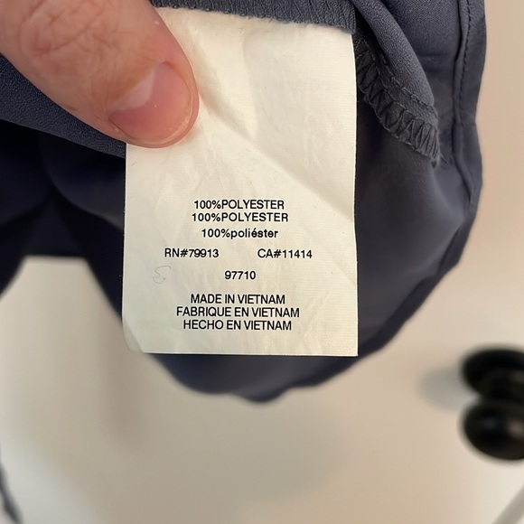 Motherhood Maternity Blue Sleeveless Belated Tunic - Picture 5 of 5